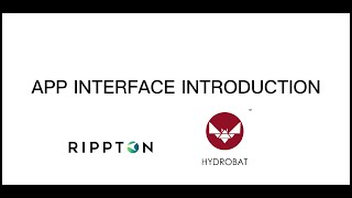 03 APP INTERFACE INTRODUCTION  HYDROBAT FISH FINDER [upl. by Titos]