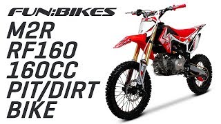 Product Overview M2R RF160 S2 160cc Red Dirt and Pit Bike 2018 [upl. by Drofnil]