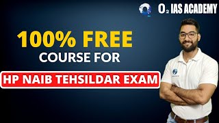 Free Course for Himachal Naib Tehsildar and Allied Exam Preparation  Free Course for HPNT Exam Prep [upl. by Jakob418]