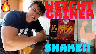 HOW TO MAKE A MUTANT MASS SHAKE  BEST MASS GAINER AVAILABLE [upl. by Ahseral]