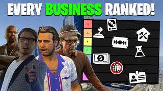 Ranking EVERY Business in GTA Online [upl. by Etireugram]