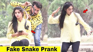 Fake Snake Prank  HitPranks [upl. by Oruhtra]