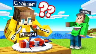 I Made CRAINER EAT FLOPPY… Minecraft Squid Island [upl. by Philbrook798]