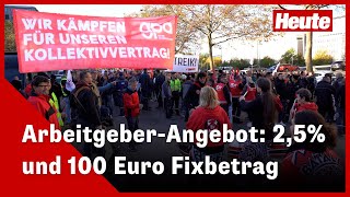 MetallerStreik Gewerkschaft fordert 116 Lohnerhöhung [upl. by Ernesto]