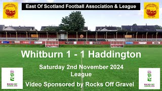 Whitburn v Haddington 2112024 [upl. by Animor931]