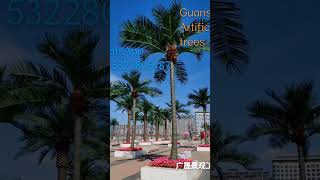 Big project of Artificial palm trees artificial trees and plants factory [upl. by Aicirtak]