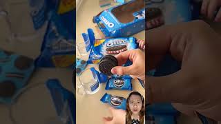 Set mainan oreo‼️ icecream cookiesopening satisfying chocolate unboxing food oreocake [upl. by Anaihr549]