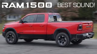 GREATEST RAM SOUND Ram 1500 With Universal Mufflers  Resonator Delete [upl. by Eire]