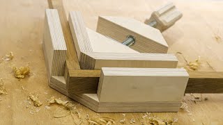 Diy corner clamps from wood  Good idea for woodworking 🔨 🪚 [upl. by Nicki]