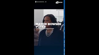 DC Mayor Bowser votes and delivers some remarks on Election Day [upl. by Cristian658]