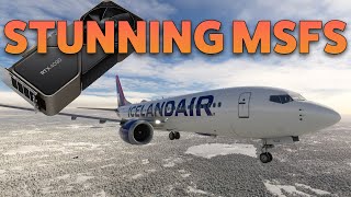 SNOWY ARRIVAL MSFS 737 MAX Arrival into Halifax Airport CYHZ  Full Flight Bonus Views [upl. by Guillemette672]