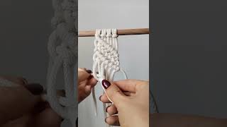 Új makramé minta  new macrame pattern macrametutorial [upl. by Elyrehc507]