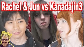 DRAMA Kanadajin3 vs Rachel amp Jun [upl. by Carlita]