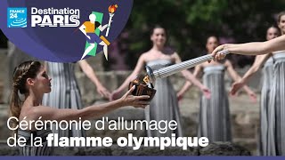 🔥 JEUX OLYMPIQUES PARIS 2024  Suivez la Cérémonie dallumage de la Flamme • FRANCE 24 [upl. by Ihcur315]