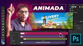 ¿Cómo hacer una portada animada para facebook negocios 2021 con Adobe Photoshop 🏆 [upl. by Gar]