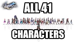 ALL 41 Characters Specialist Dance before Penacony  Honkai Star Rail Animation [upl. by Kozloski557]