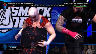 WWE HCTP 2003 MOD 2K25  Roman Reigns OTC vs Cody Rhodes American Nightmare  Smackdown 2024 [upl. by Ilona]