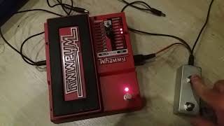 Digitech Whammy 5 DIY midi preset switch [upl. by Aivatnwahs]