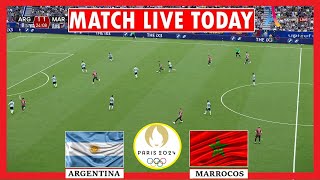 🔴 ARGENTINA U23 x MOROCCO U23 LIVE 🔴 OLYMPIC GAMES 2024⚽Full Match LIVE Today All Goals amp Highlights [upl. by Festus]