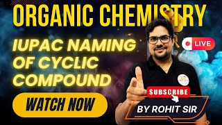 Organic Chemistry Lec 12  IUPAC Nomenclature of Cyclic Compounds [upl. by Dorison]