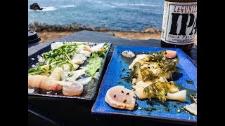 Coastal foraging Making the BEST clam carpaccio with Philosophy D [upl. by Merdith]