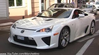 Lexus LFA Start Up and Drives Off [upl. by Ennaeirb532]