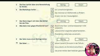 Goethe Zertifikat B2 Hören 2023 Prüfung Test [upl. by Anialad]