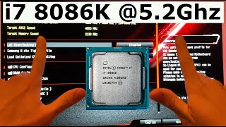 How to OVERCLOCK an i7 8086K to 52Ghz [upl. by Jill]