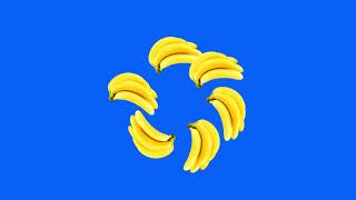 Banana fruit green screen Banana fruit Blue screen Background Free download [upl. by Fakieh]