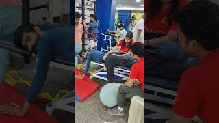 Physiotherapy Recovery Exercises at Walk N Run physiotherapy physio paraplegic fitness [upl. by Salba]