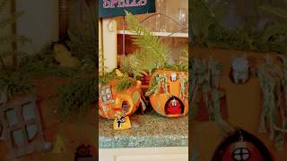 In the school holidays the kids crafted these adorable pumpkinhouses [upl. by Sul]