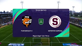 Modo carrera jugador liga Promerica Puntarenas FC VS Deportivo Saprissa [upl. by Anum]