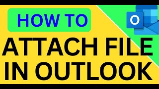 How to Attach a File in Outlook Email 📎✉️ [upl. by Mal]