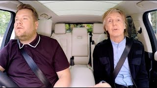 Carpool Karaoke Paul McCartney and James Corden sing Penny Lane on Penny Lane [upl. by Maguire956]