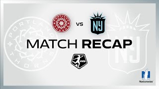 FULL HIGHLIGHTS  Portland Thorns FC vs NJNY Gotham FC [upl. by Gregoire570]