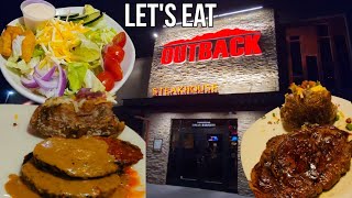 Outback Steakhouse Review What Do We Think Sevierville Tennessee Yankee in the South [upl. by Anir323]