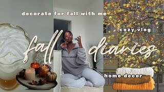 NYC FALL VLOG 🍂 decorate my nyc studio apt for fall fall decor pieces building furniture [upl. by Anehsak]