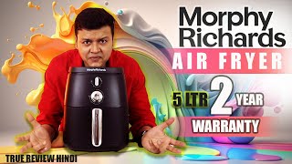 Morphy Richards AIRFRYER Classic BL 5ltr  Air Fryer BAJAJ  Classic BL AirFryer Test Review Hindi [upl. by Hueston129]