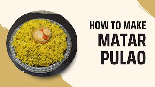 Matar PEAS Pulao Recipe  By Chef Fatima Tariq [upl. by Petey]