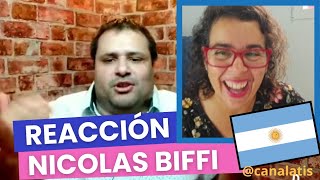 ESPAÑOLA REACCIONA 🇦🇷NICOLAS BIFFI PARTE 2 diferencias entre españoles y argentinos 👇suscribete😉 [upl. by Amikay]