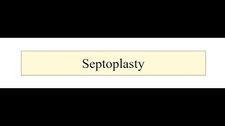 Septoplasty [upl. by Monjo]