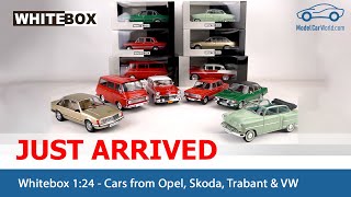 Whitebox  124 Just arrived Cars from Opel Skoda Lada Chevrolet Trabant VW amp Citroen [upl. by Sherrie]