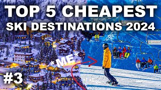 Cheap Skiing in Europe The Top 5 Cheapest SkiResorts [upl. by Nemaj]