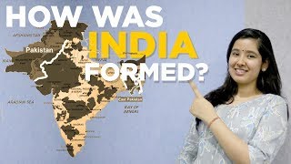 How was India Formed  Princely States and Jammu and Kashmir [upl. by Eihtur282]