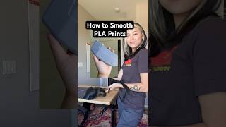 How to Smooth PLA 3D Prints  easy and quick tutorial [upl. by Netti]