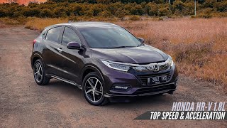 Honda HRV 18L TOP SPEED ACCELERATION 0  194 Kmh [upl. by Nidak]