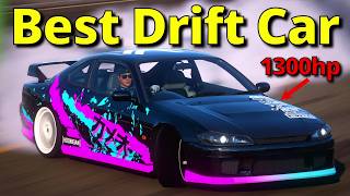 Forza Horizon 5 BEST DRIFT CAR  TUNE 1300hp 2jz Nissan s15 Silvia Drift Build [upl. by Analim823]