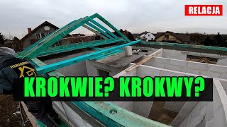 Krokwie krokwy krokiew jak to poprawnie jest Jak zrobić dach Więźba dachowa cz13 [upl. by Niven]