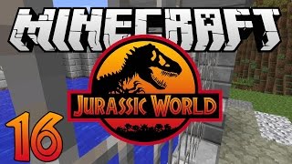 Minecraft Jurassic World  Ep 16  quotCoelacanth and Growth Serumquot Rexxit Modpack [upl. by Surtemed]