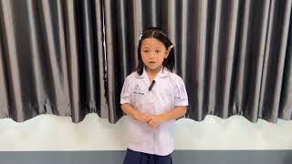 Speech Grade 1  Environmental Conservation at My School  Renita Yasothorn TESC [upl. by Aicarg]